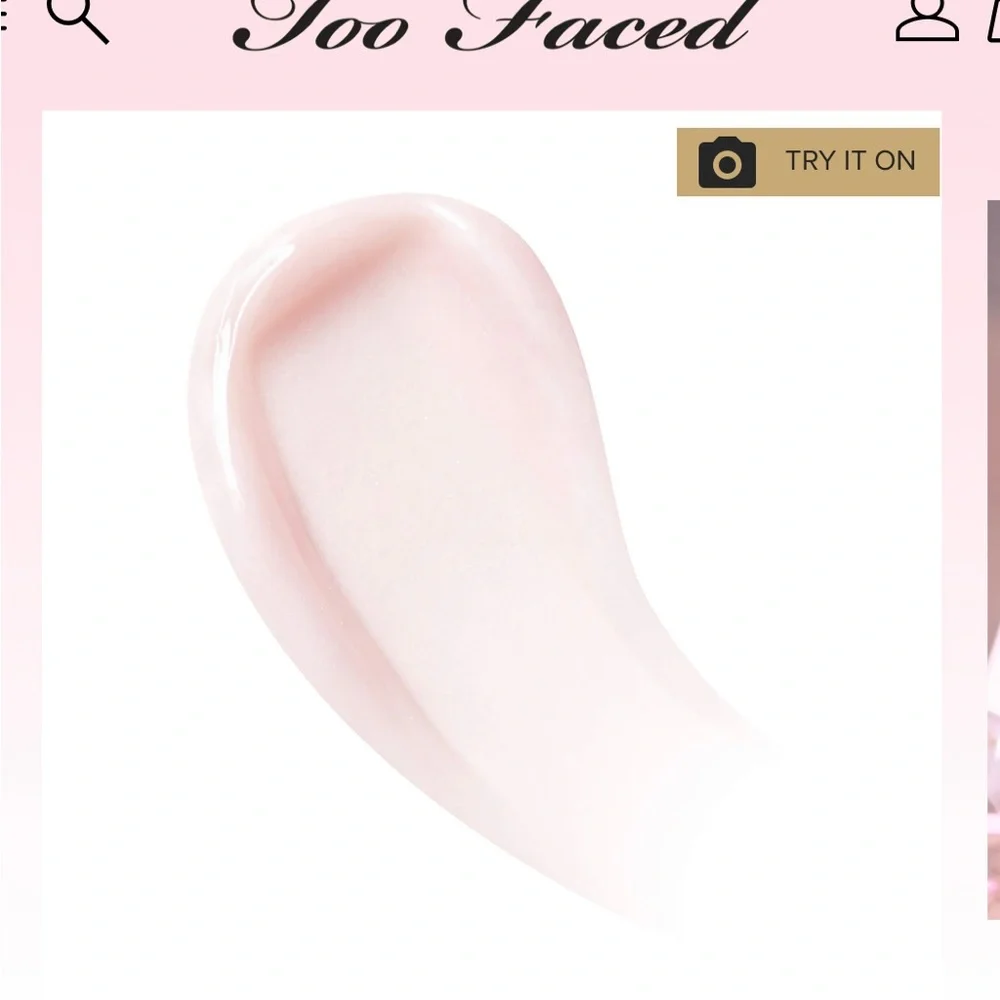 Too Faced Pillow Balm Shade Original - Lip Treatment MINI 0.04oz NEW